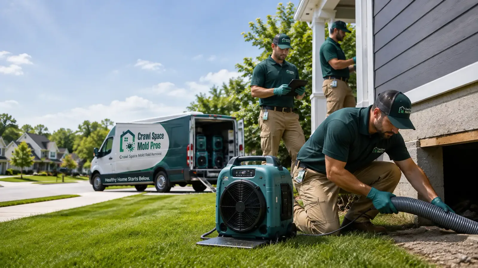 Crawl Space Mold Removal in Fairview, OH